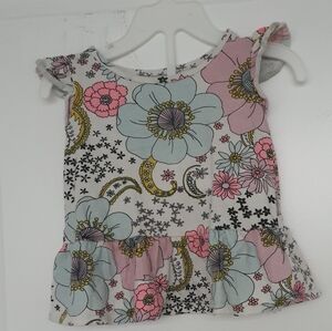 GAP Kids Floral Blouse - Pink, Blue, and Yellow